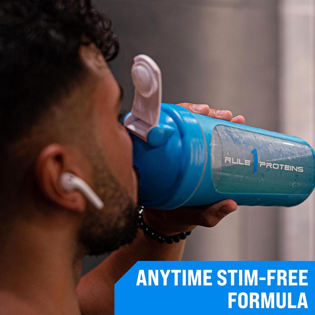 Rule 1 Active BCAA - Performance, Hydration, and Recovery Support with 5g BCAAs + Electrolytes, L-Glutamine, and Citrulline (30 Servings, Blue Raspberry) 6