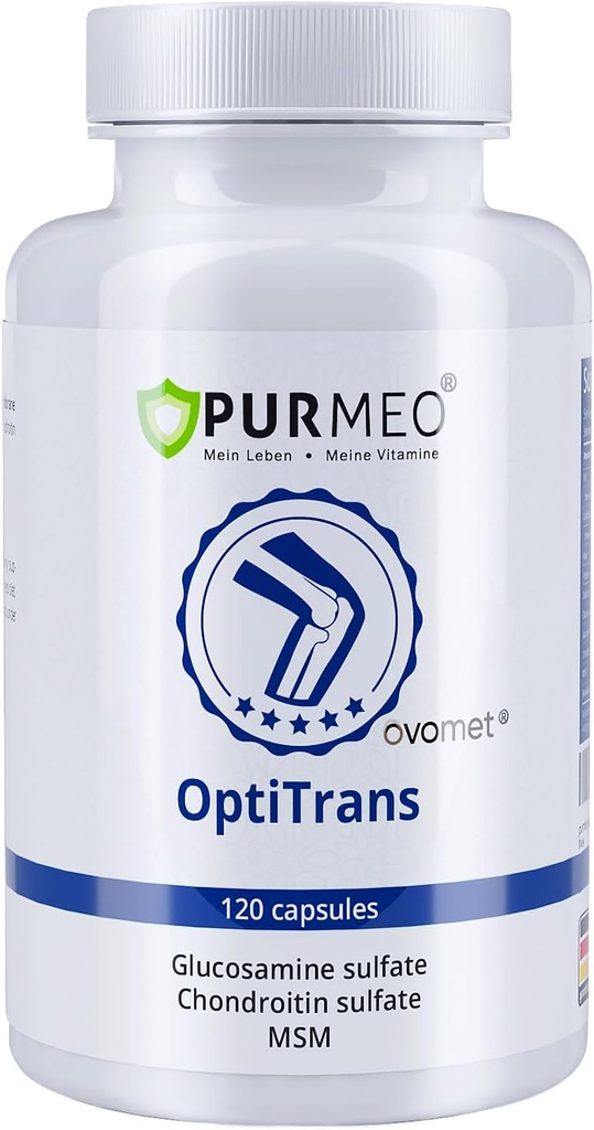 OVOMET Eggshell Membrane Low-Purine Glucosamine Chondroitin Sulfate MSM Boswellia Joint Supplement - Supports Mobility Comfort Strength Flexibility & Bone - Made in Germany - 60 Days Supply 2