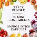 Vitalitown Women’s Probiotics & Iron Supplement Bundle 6