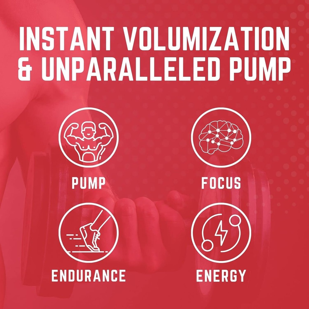 Purus Labs NOXYGEN PREWORKOUT Powder, 30 Servings (Strawberry Candy) 5