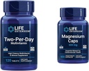 Life Extension Two-Per-Day High Potency Multi-Vitamin & Mineral Supplement & Magnesium Caps, 500 mg, Magnesium Oxide, Citrate, Succinate 2