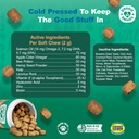 Doggie Dailies Omega 3, Salmon Oil & Nutrients for Skin, Coat & Allergy Support (Salmon, 225 Soft Chews) 6