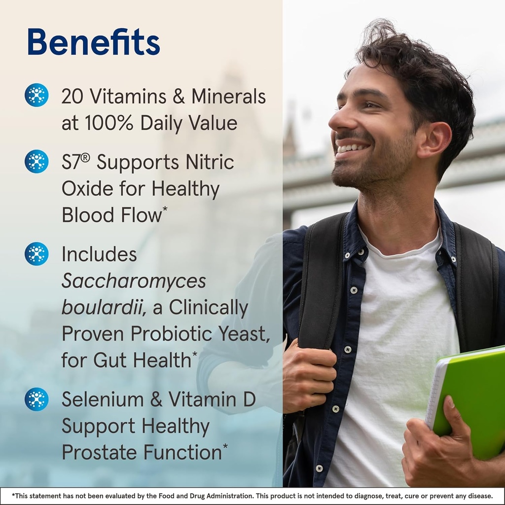 Jarrow Formulas Men's Multi+ Multivitamins, Multivitamin for Men, 60 Tablets, 30 Day Supply 4