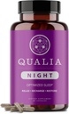 Qualia Night Sleep Aid | Non-Habit Forming | Science-Backed Supplement for Deep Refreshing Sleep | Melatonin-Free, Vegan, Non-GMO, Gluten-Free 80 Count | (1 Month Supply) 2
