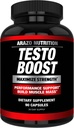 Arazo Nutrition TestoBoost Test Booster Supplement - Potent & Natural Herbal Pills - Boost Muscle Growth - Tribulus, Epimedium, Hawthorn, Zinc, Minerals 2
