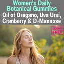 SHIZAM Vaginal Urinary Tract Yeast Candida pH Support Sugar Free Gummies w Oil of Oregano Uva Ursi Cranberry D-Mannose Hawthorne Berry, Vaginal Probiotics Suppositories Wash Cleanse Alt 5