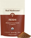 Real Mushrooms Reishi Mushroom Powder - Handpicked Organic Mushroom Extracts - Red Reishi for Tranquil Daily Wellness with Verified Beta Glucans Vegan, Non-GMO, No Grain Fillers, 45 Servings 2
