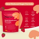 Reishi Mushroom Gummies | Hongo Reishi Mushroom Supplement Gummies (Lingzhi, Ganoderma Lucidum) | Full Spectrum Stress Gummies for Adults | Red Reishi Mushroom | Strawberry Flavor | 45 Count 5