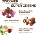 COUNTRY FARMS Super Greens Chocolate Flavor, 50 Organic Super Foods, USDA Organic Drink Mix, Fruits, Vegetables, Super Greens, Mushrooms & Probiotics, Supports Energy, 40 Servings, 10.6 Oz, 2 Pack 4