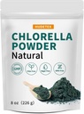 Chlorella Powder Natural with 16 oz - Chlorophyll Powder, Supports Immune System & Liver Function, Keep Youth, Vegan, Rich in Vegan Protein and Vitamins. 2