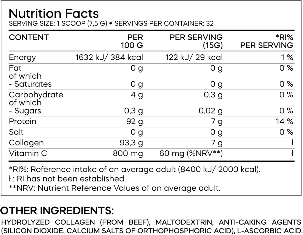FORMA NUTRITION Pure Collagen 240 Grams Unflavored 3