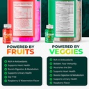 Fruit and Veggie Gummies for Adults - Natural Superfood with Vitamins, Minerals, & Antioxidants - Fruit and Veggies Supplement - Powered by Plants, Pack of 2, 60 Gummies Each, 30-Day Supply 4