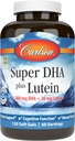 Carlson - Super DHA Plus Lutein, 1000 mg DHA + 20 mg Lutein, 120 Softgels 2