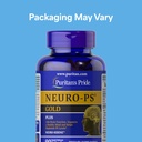Puritan's Pride Neuro-PS® Gold Plus Neuro-Serine™ with Gingko Biloba and DHA, Advanced Dietary Supplement for Brain Function, Health, and Memory Support, 1 Month Supply, 90 Rapid Release Softgels 3