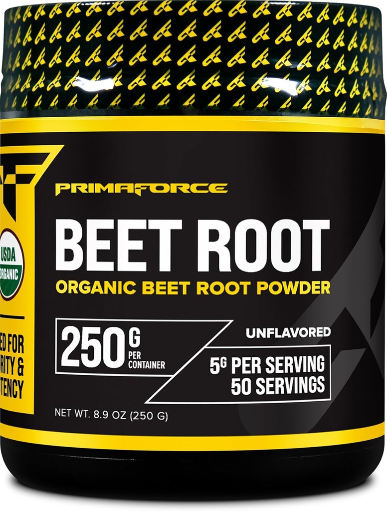 Primaforce Organic Beet Root Powder (250g) Unflavored - Natural Source of Antioxidants and Nutrients 2