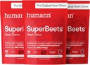 HumanN SuperBeets Heart Chews, Nitric Oxide and Blood Pressure Support, Grape Seed Extract & Non-GMO Beet Root Powder Energy, Pomegranate Berry Flavor, 180 Count 2