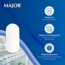 MAJOR Tab-A-Vite Multivitamin Tablets - Gluten-Free Multivitamin for Adults, Supports Overall Health, Multimineral Supplement, 1000 Count 6