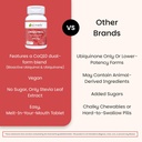 EZ Melts Dissolvable Ubiquinol 100mg, Active Form of CoQ10, Heart Health Supplements for Men & Women, Sugar-Free, 2-Month Supply - 1 Pack 6