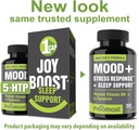 NooMost Mood Support Supplement for Mood Boost, Calm Mind & Body, Stress Response, Energy Supplement – Herbal Adaptogens: Ashwagandha, L Tyrosine, 5 HTP, Passion Flower, 30 Counts 3
