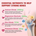 Calcium Magnesium Zinc Gummies – Calcium with Vitamin D3 & K2, Calcium Citrate Gummies for Bone, Muscle, Calm & Zzz Support –High Absorption Magnesium, Raspberry Flavored, 60 Count 5