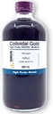 True Colloidal Gold (100 ppm) - 99.99+% Purity - 500 mL (16.9 Fl Oz) in a Clear Glass Bottle 2