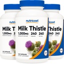 Nutricost Milk Thistle 1,000mg Equivalent, 240 Capsules (3 Pack) - 250mg of 4:1 Extract - Vegan, Non-GMO and Gluten Free 2