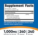Nutricost Milk Thistle 1,000mg Equivalent, 240 Capsules (3 Pack) - 250mg of 4:1 Extract - Vegan, Non-GMO and Gluten Free 3