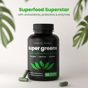 NutraChamps Super Greens Antioxidant Powder & Super Greens Capsules 4