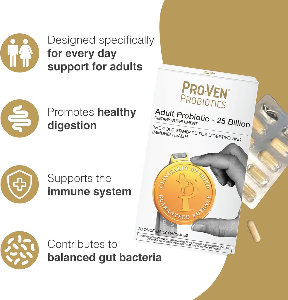 Ultimate Probiotic for Adults | 50 Billion CFU | Supports Digestion, Immunity & Healthy Weight | 30 Multi-Strain Probiotics Capsules | Vegetarian, Gluten-Free, Lactose-Free 4