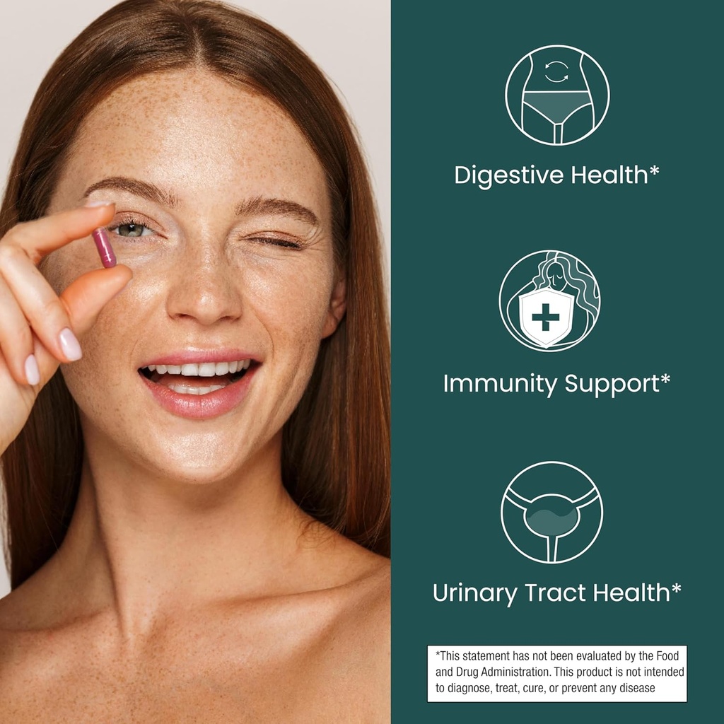 pH-D Feminine Health Support - Women's Health Probiotic with Prebiotic Blend, Cranberry Fruit Extract - Oral Supplement - 30 Count 5