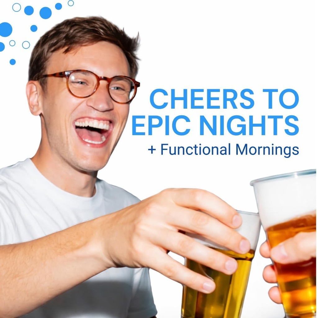 Blowfish for Hangovers - Fast Hangover Relief | FDA-Recognized Formulation - Guaranteed to Relieve Hangover Symptoms in 15 Minutes | Perfect for Weddings and Vacation Essentials | 20 Tablets 6