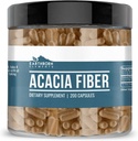 Earthborn Elements Acacia Fiber 200 Capsules, Pure & Undiluted, No Additives 2