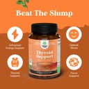 Bundle of Soy Free Menopause Supplement for Women for Night Sweats Hot Flashes Mood Support and Hormone Balance and Herbal Thyroid Support Complex - Mood Enhancer Energy Supplement for Thyroid Health 6