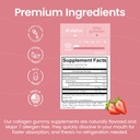 vitafive Collagen Gummies for Men and Women, Bovine Collagen, Collagen Gummy for Hair, Skin, and Connective Tissue Support, Gluten Free (50 Ct) 6