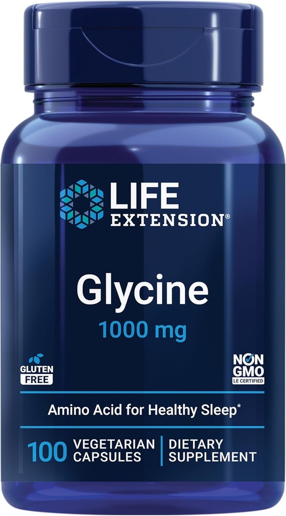 Life Extension Glycine 1000 mg, Promotes Relaxation, Healthy Sleep & Taurine, Pure Taurine Amino Acid Supplement, Heart, Liver and Brain Health 3