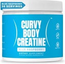 CBB Creatine Monohydrate Powder | Workout Support | Vegan | Kosher | Blue Raspberry Flavor 180 Grams (30 Servings) 2