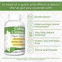 Health Plus Super Colon Cleanse Original Formula (1990-2025), 300 Capsules, 6 Cleanses - Digestive Support, Constipation Relief with Psyllium Husk and Senna Leaf 4