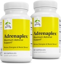 Terry Naturally Adrenaplex - Adrenal Gland Function Supplement - Glandular Support with Vitamins C & B6 - Supports Healthy Adrenal Function - Keep Out of Reach of Children - 60 Capsules (Pack of 2) 2