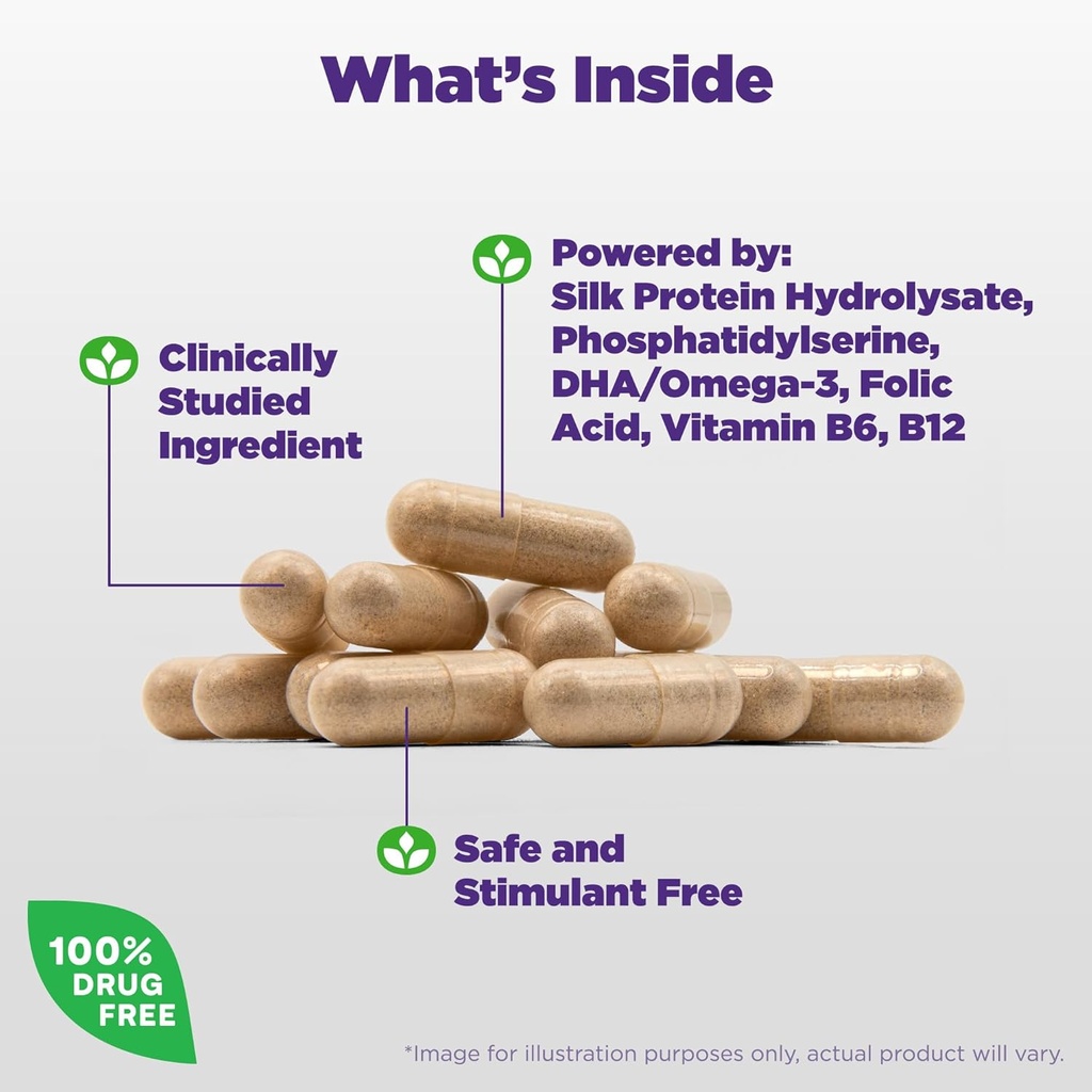 Natrol Cognium Complete, Dietary Supplement for Brain Health, Brain Health Supplements for Adults, 60 Capsules, 30 Day Supply 4