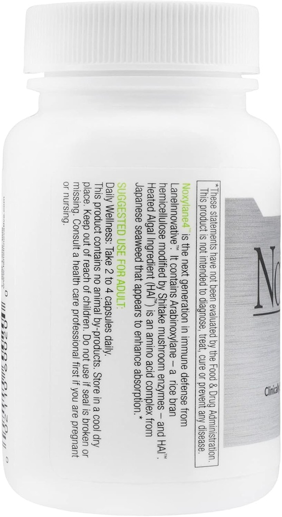 Lane Innovative - Noxylane 4, Supports Immune Protection, Supports Peak NK Cell Activity and T and B Cell Defense (25 Servings) | 2-Pack 4