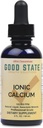 Good State Liquid Ionic Calcium Ultra Concentrate - 10 Drops Equals 50 Mg - 100 Servings Per Bottle 1.6fl. oz 2
