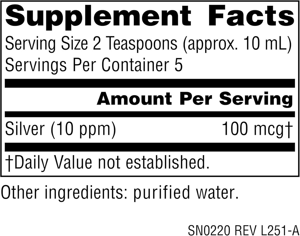 Source Naturals Ultra Colloidal Silver - Liquid Supplement for Immune System Support - 2 oz 3