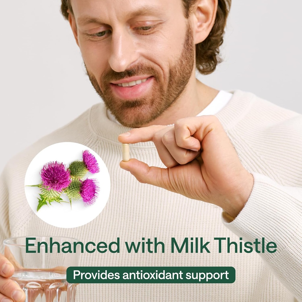 Choline Bitartrate 500MG - Premium Choline Supplements - Liver Support Supplement & Gallbladder Supplements - Colina Suplemento 500 mg Orgánica - Brain Vitamin for Memory and Focus - 60 Choline Caps 4