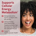 Jarrow Formulas Methyl B-12 1000MCG & Methyl Folate 400MCG,Extra Strength,Cellular Energy Metabolism & Cardiovascular Health Formula(1) With P-5-P,100Chewable Tabs,Up to a 100 Day Suppl,12Packs 5