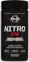 PMD Sports Nitro CM Nitric Oxide with Agmatine Pre Workout Supplement - Muscle Growth and Muscle Pump with L Arginine - Endurance Boost for Hardcore Training and Bodybuilding Preworkout (180 Capsules) 2