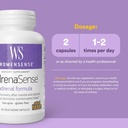 WomenSense AdrenaSense by Natural Factors, AdrenaSense, Herbal Supplement for Adrenal Support and Stress Relief, Vegan, Non-GMO, 60 Capsules 4