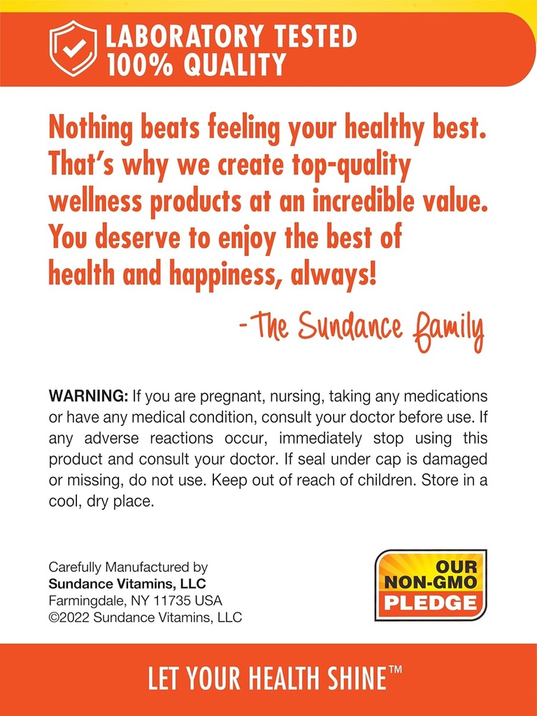 Sundance Vitamin B-12 | 500mcg | 90 Vegetarian Tablets | Essential Vitamin Supplement | Non-GMO and Gluten Free Formula 6