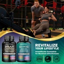 Shilajit and Sea Moss Capsule, Complete Vitality Formula – Shilajit, Sea Moss, Black Seed Oil, Adaptogens – Natural Energy & Immune Support 6