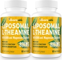 L-Theanine 800mg Supplement with GABA and Magnesium Glycinate - Natural Compound, Sleep and Relaxation (120 Softgels) 2
