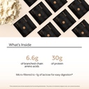 ProMix Nutrition Whey Protein Isolate Powder, 30g Grass Fed Whey Isolate, 6.6g BCAAs, Gluten Free, Keto Friendly, Unflavored - 2.5 Pound (Pack of 1) 4